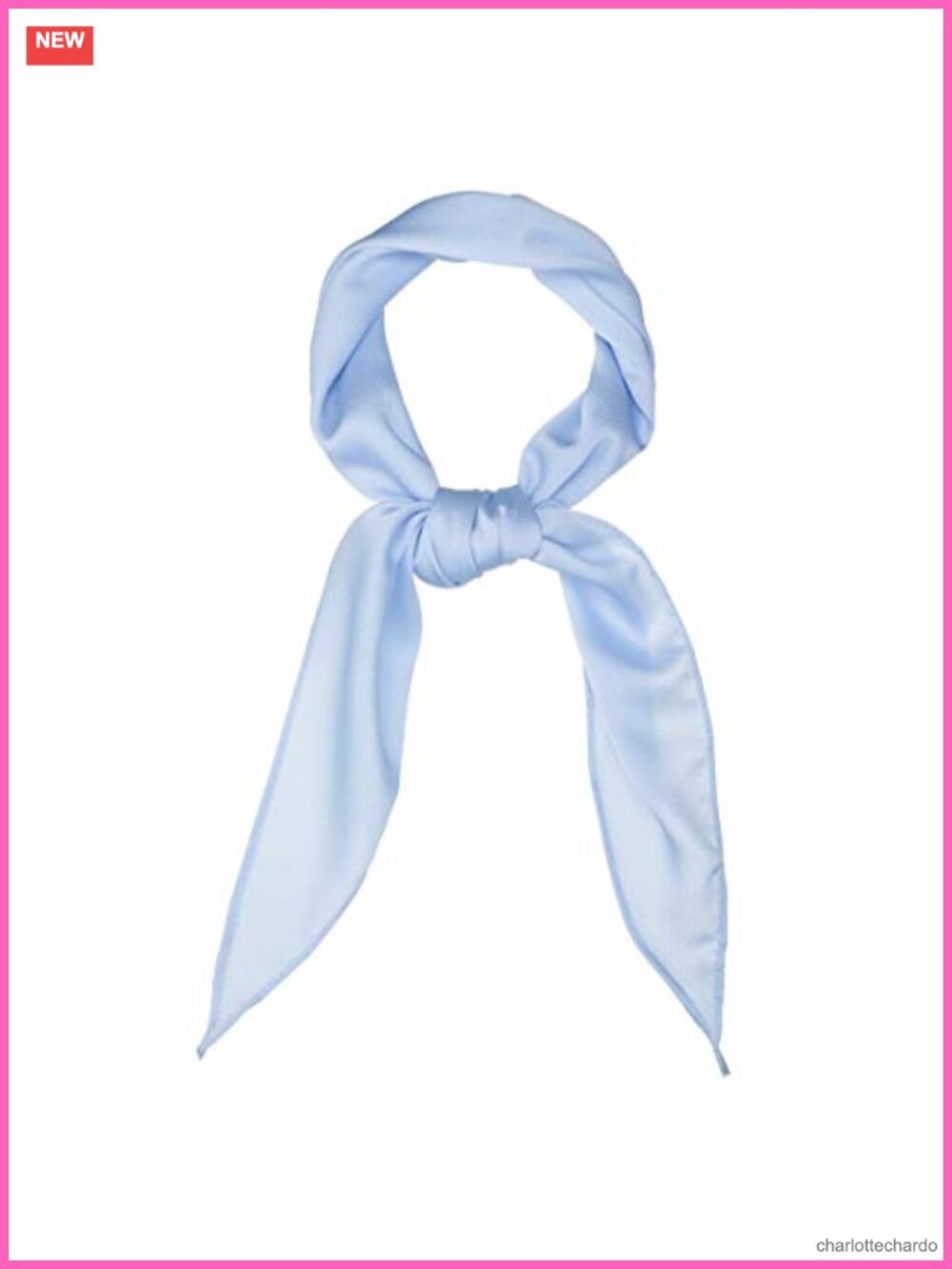 Polyester Rhombus Skinny Long Neck Scarf Neckerchief